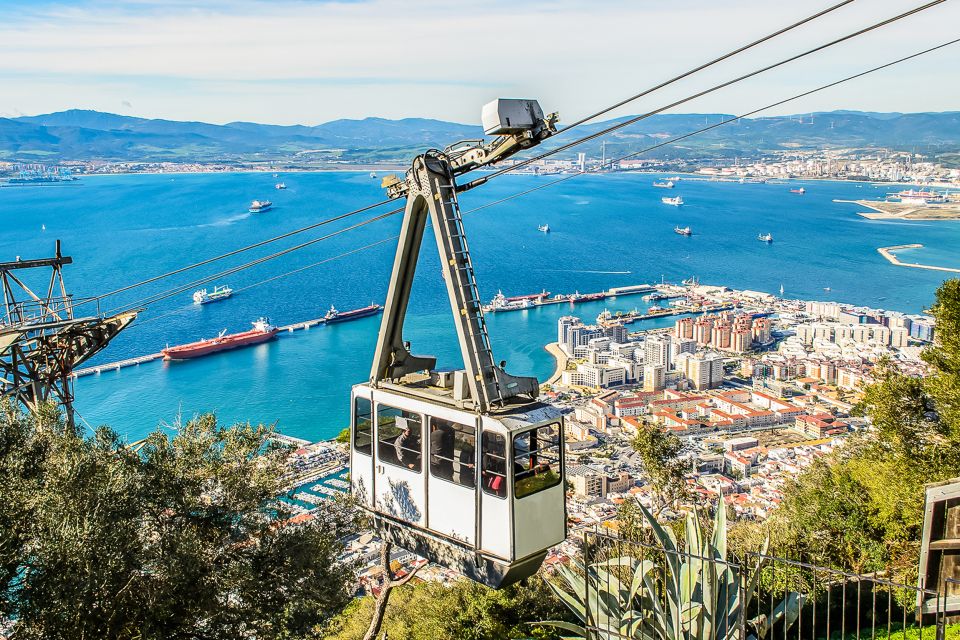 Die Seilbahn in Gibraltar