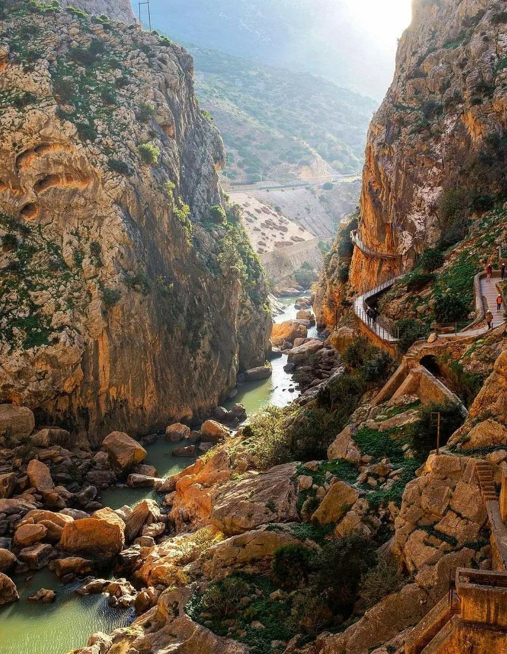 El Chorro Schlucht mit der Königsweg Caminito del Rey kann man nur mit Tickets wanderen