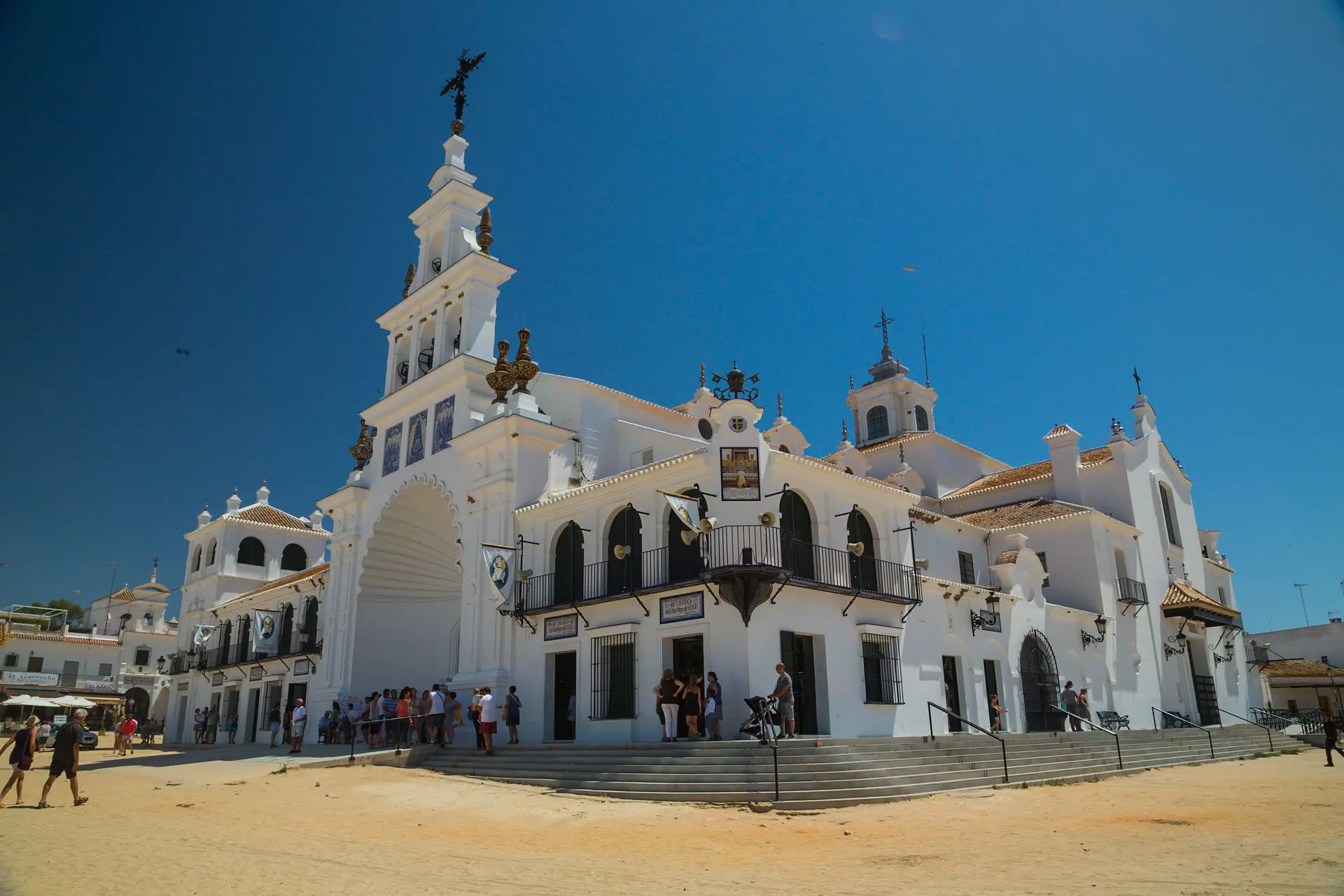 Die Ermita von El Rocio bei Doñana-Nationalpark