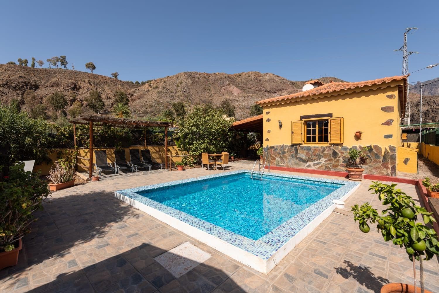 Ländliche Casita für 2-4 Personen mit privatem Pool und WiFi im Natur Mitten auf Gran Canaria