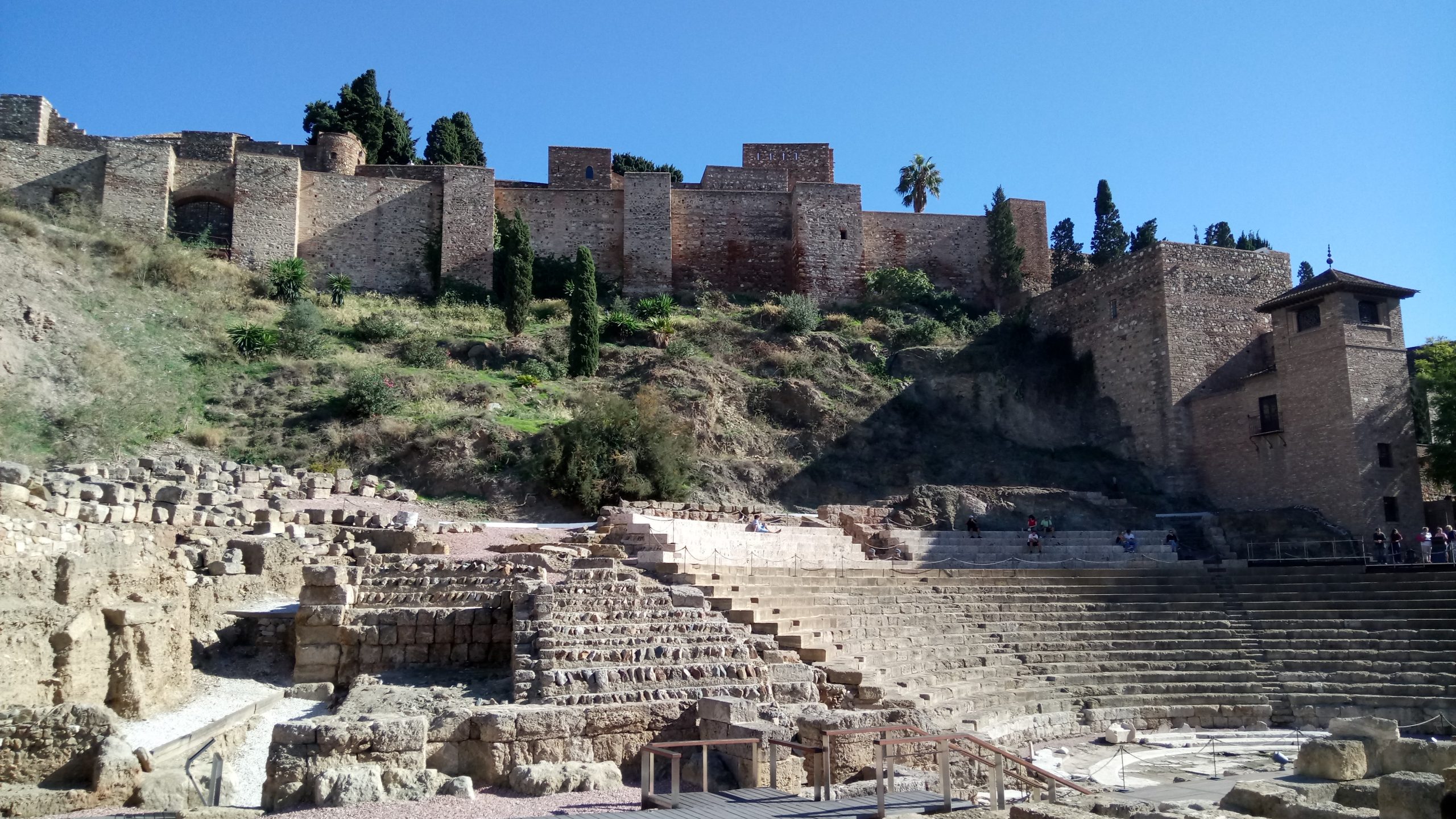 Alcazaba de Malaga und Gibralfaro Burg