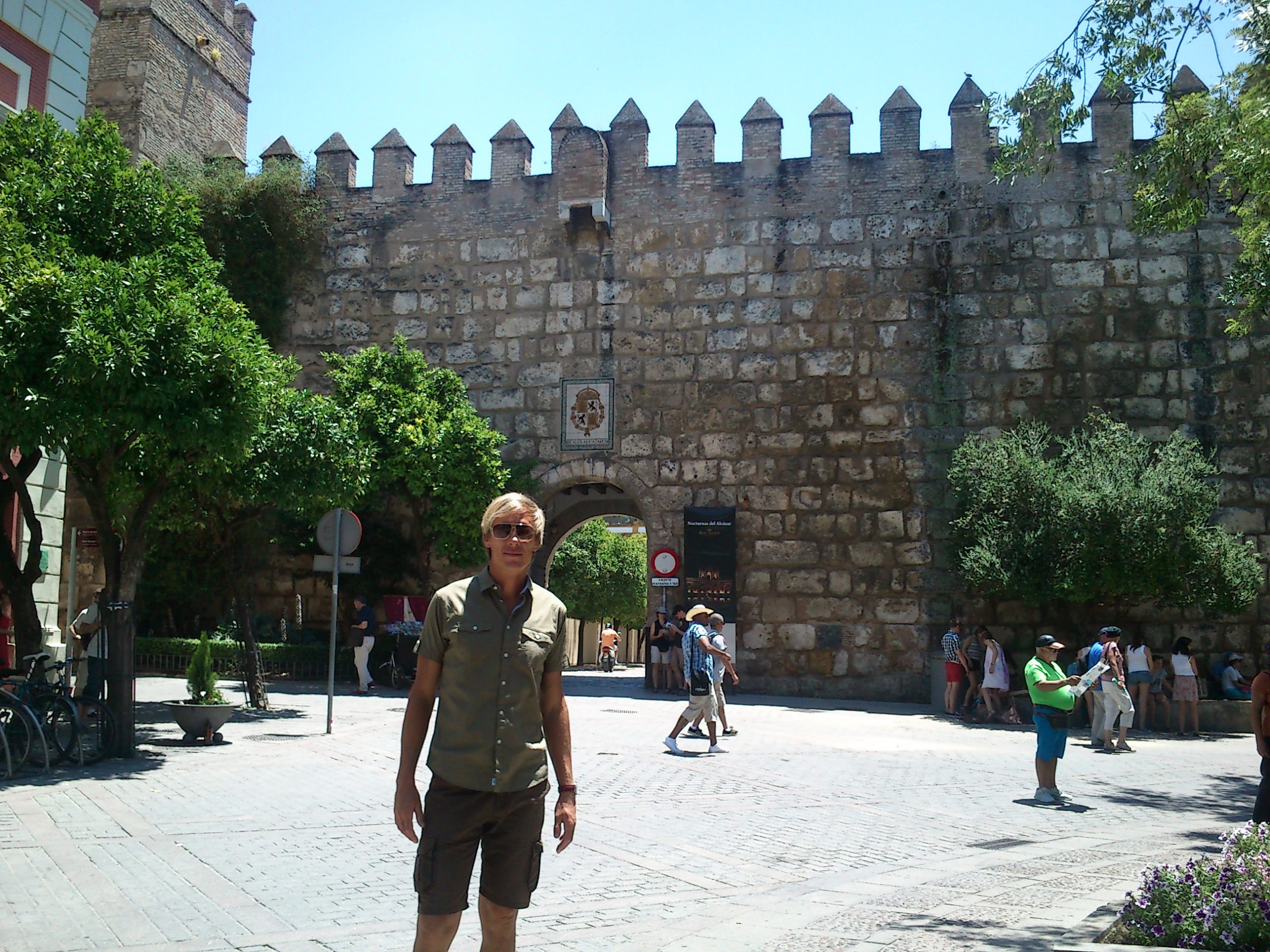 het oude Moorse paleis Real Alcazar, Sevilla