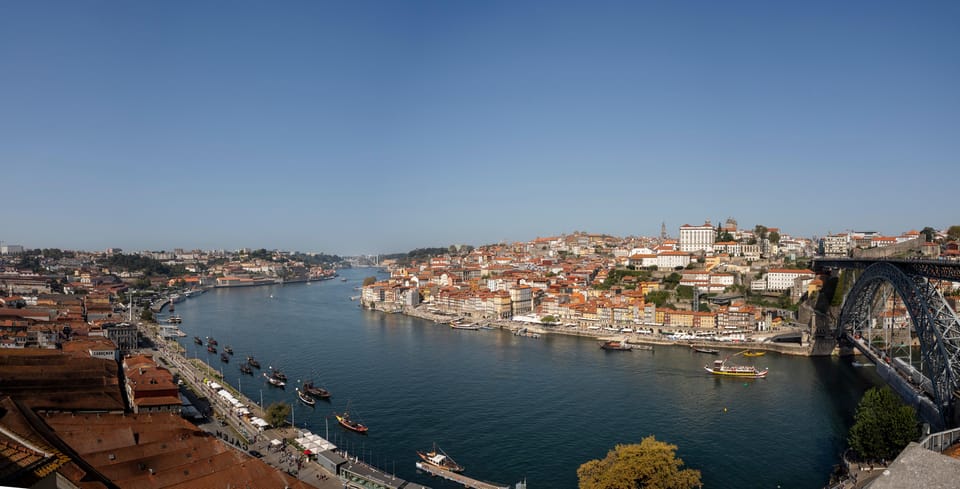 Stadt Porto und Fluss Duoro