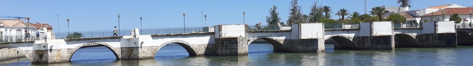 Römischen Brücke in Tavira, Algarve