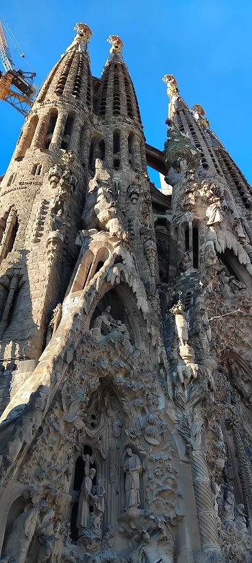 Die Geburtsfassade der Sagrada Familia in Barcelona