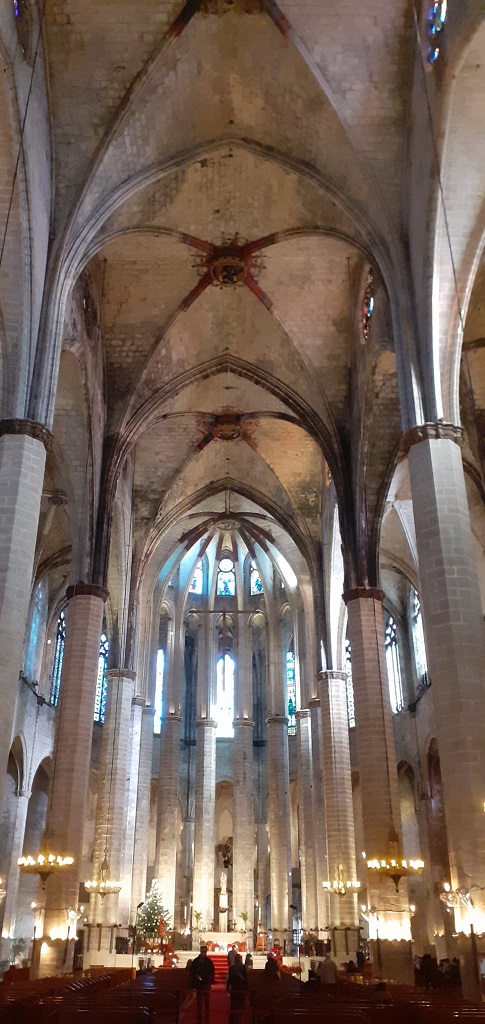 Kathedrale des Meeres Basilika Santa Maria del Mar im Stadtteil El Born